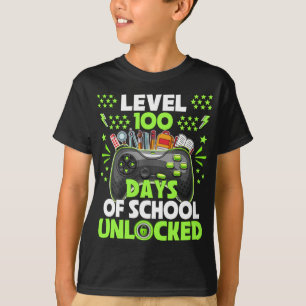 Videospelaren Student 100 dagar Lärare 100 dagar T Shirt