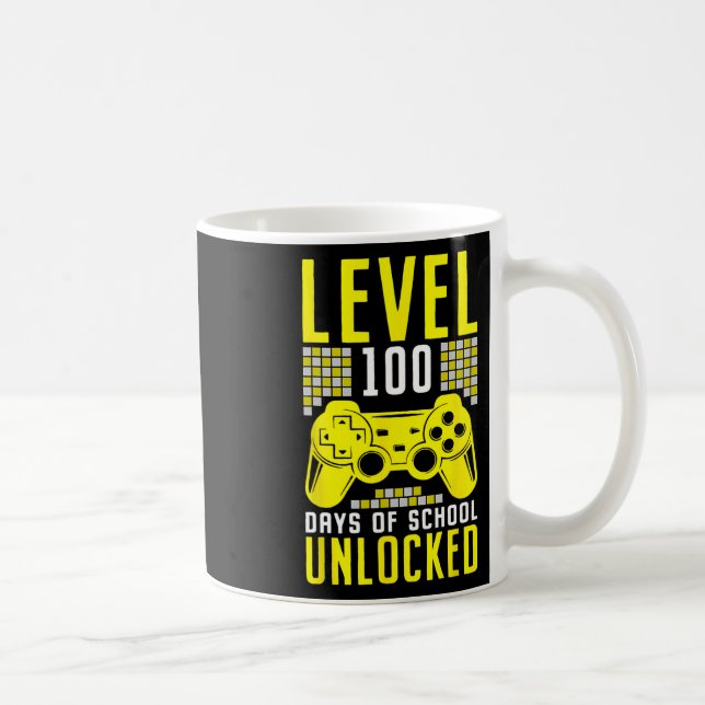 Videospelaren Student 100 dagslärare 100 dagar Kaffemugg (Höger)