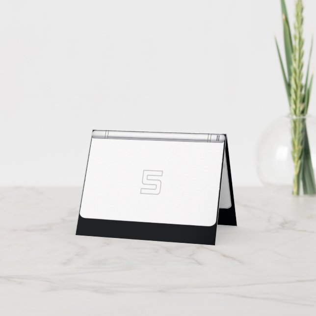 Videospelarkort 5:e Födelsedagsfest inbjudan (Framsida)