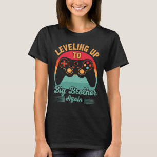 Videospelarnivå för Retro Vintage upp till Big Bro T Shirt