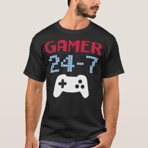 Videospelarpresentatör GMER 247 Kärlek Gaming Boy  T Shirt