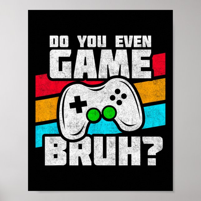 Videospelarspelare - spel för konsol - Roligt för  Poster (Framsidan)