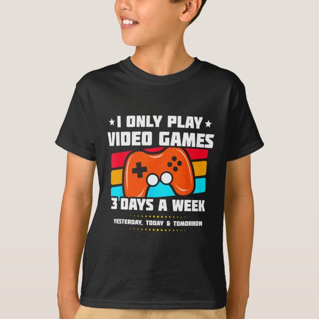 Videospelarspelare - spel för konsol - Roligt för  T Shirt (Framsida)