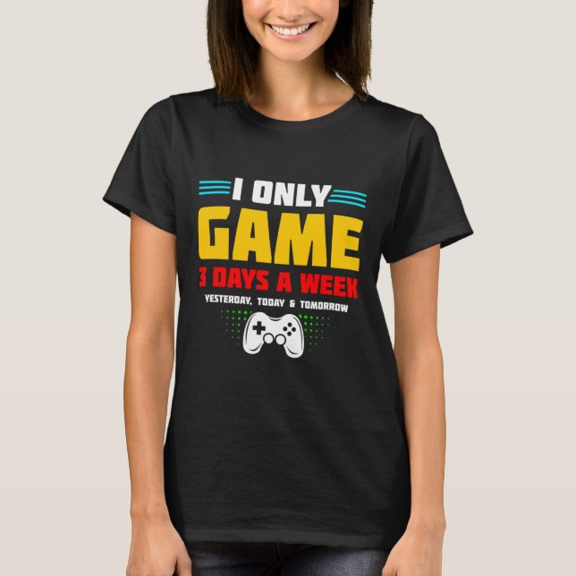 Videospelarspelare - Videospelare - Spelarnummer - T Shirt (Framsida)