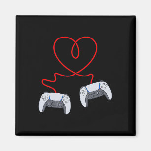 Videospelarstyrenheter Valentines day Heart Boys Magnet