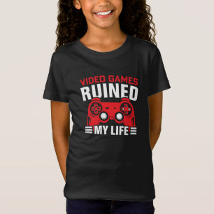Videospelen förstörde mitt liv, spel och liv t shirt