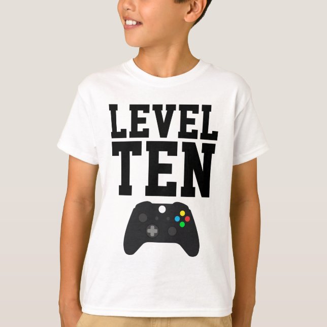 Videospelfödelsedagskjorta Tee Shirt (Framsida)