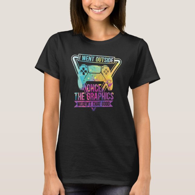 Videospelningsspelets citatspelerpun Text Design T Shirt (Framsida)