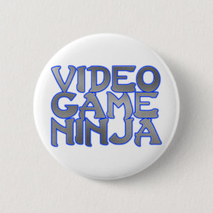 VIDEOSPELNINJA (blått) Knapp