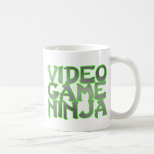 VIDEOSPELNINJA (grönt) Kaffemugg