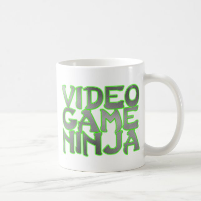 VIDEOSPELNINJA (grönt) Kaffemugg (Höger)