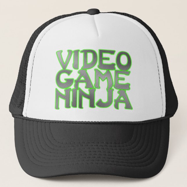 VIDEOSPELNINJA (grönt) Keps (Framsida)