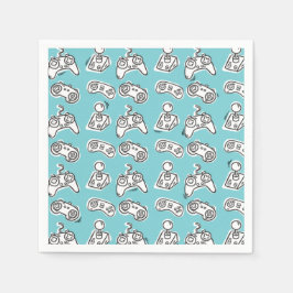 Videospelsdag Pappersservett