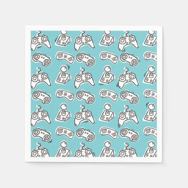 Videospelsdag Pappersservett (Framsidan)