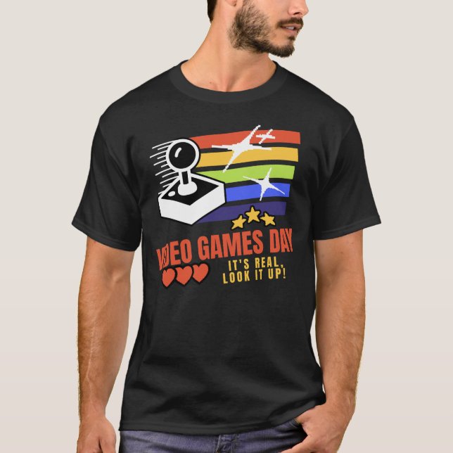 Videospelsdagen T Shirt (Framsida)