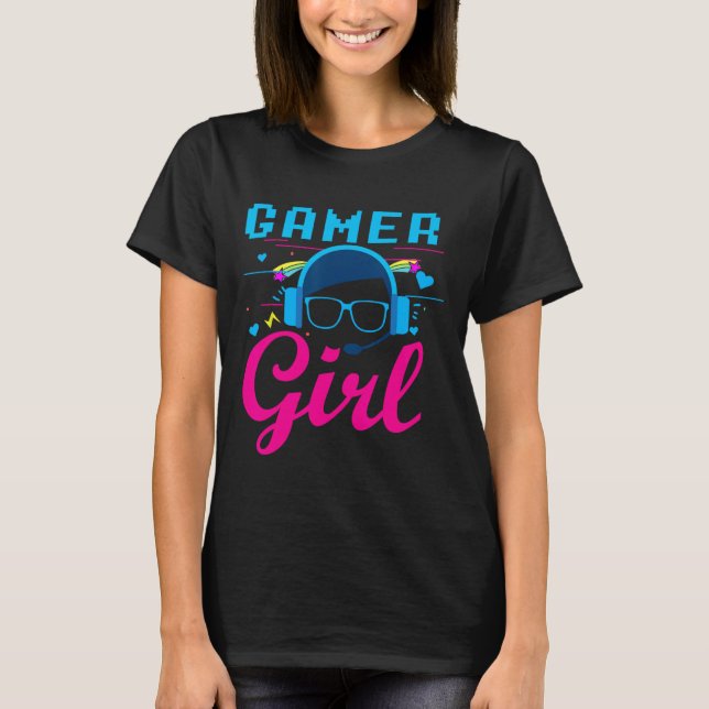 Videospelsgåvor för kvinnor i spel t shirt (Framsida)