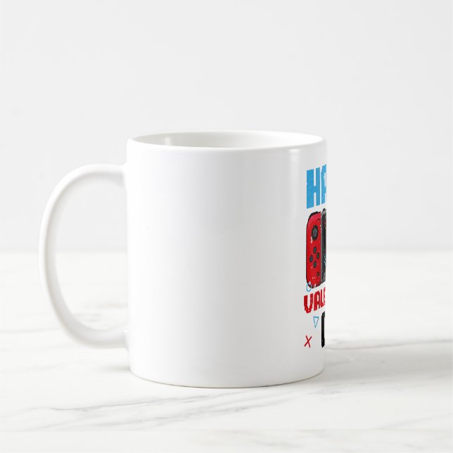 Videospelshjärta för Alla hjärtans dag-styrenhet B Kaffemugg (Vänster)