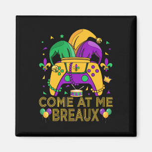 Videospelskonton Mardi Gras Carnival Costume Gamin Magnet