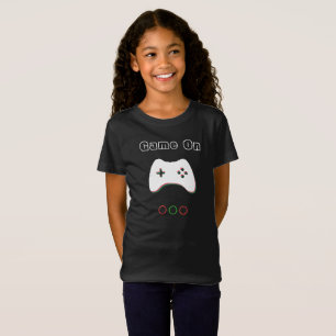 Videospelskontroll, spel på, röd och Grönt konst T Shirt