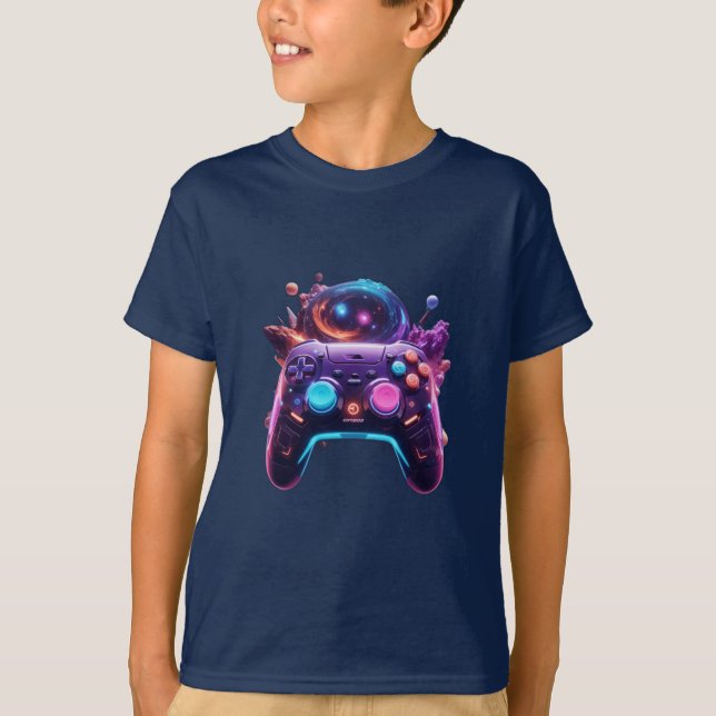 Videospelskontroll T Shirt (Framsida)
