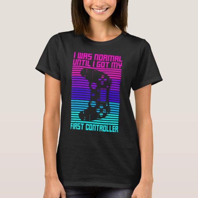 Videospelsoffert för en styrenhets-Geek T Shirt (Framsida)