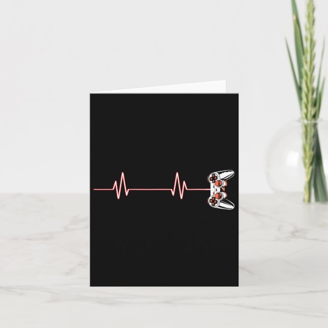 Videospelsstyrenhet för pulsslag i Coola för nerdy Kort (Framsida)