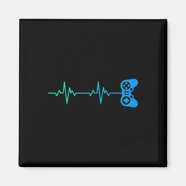 Videospelsstyrenhet för pulsslag i Coola för nerdy Magnet (Framsidan)