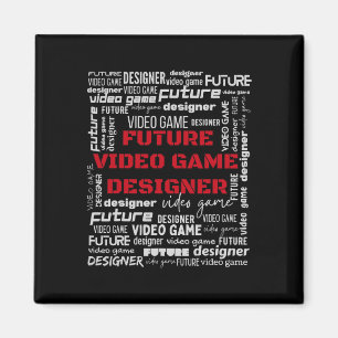 Videospelsutvecklare Framtida videospelsdesigner Magnet