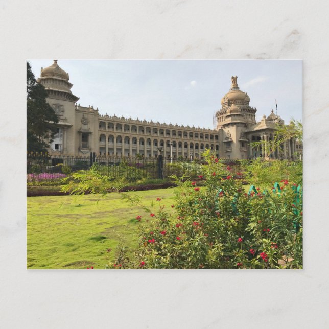 Vidhana Soudha, Bengaluru, Karnataka, Indien Vykort (Framsida)