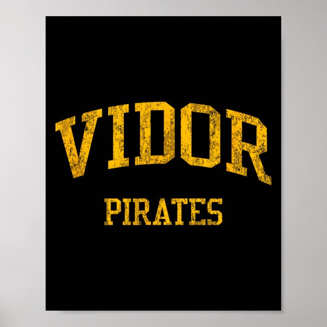 Vidor High School Hs Konstverk Poster (Framsidan)