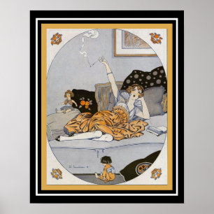 Vie Parisenne Art Deco "Penelope" Poster