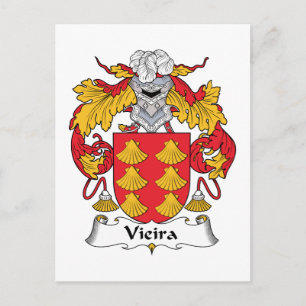Vieira Family Crest Vykort