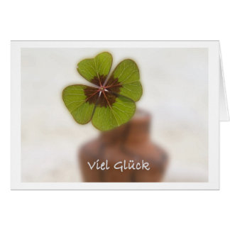 Viel Glück Hälsningskort