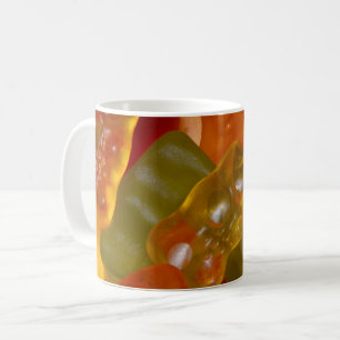 Viele bunte Gummibärchen Coffee Mugg
