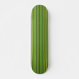 Viele bunte Streifen im grünen Muster Skateboard Bräda 20 Cm