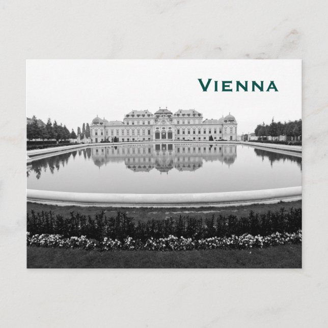 Vienna Vintage Turism Resor Tilläggsannonser Vykort (Framsida)