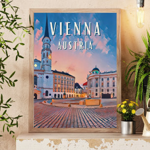 Vienne, capitale animée de l'Autriche Poster