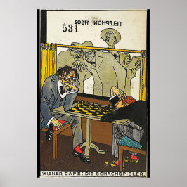 Viennese Café: Chess Players (Wiener Café: Die) Poster