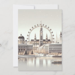 Viennese-julklendor - Minimalistisk Helgdag Julkort