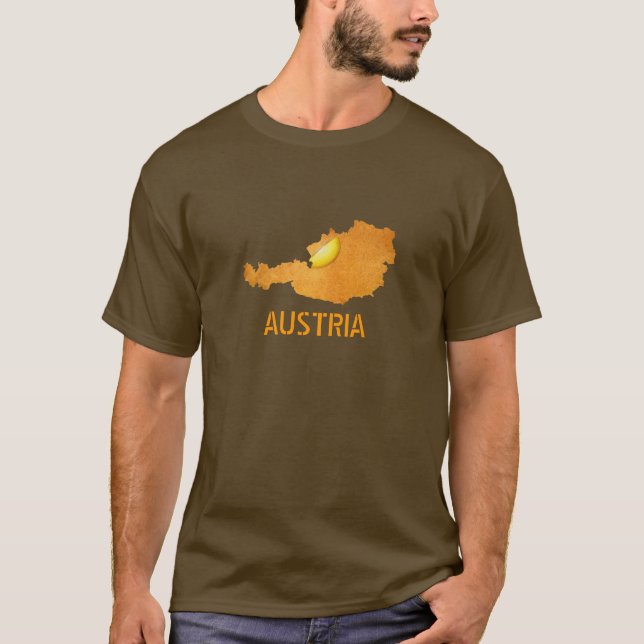 Viennese Schnitzel - Karta i Österrike Tee (Framsida)