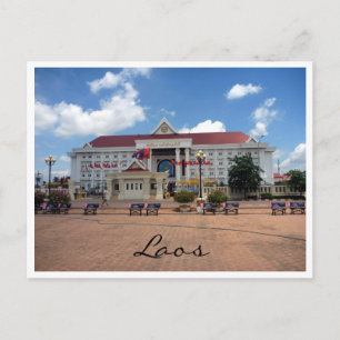 Vientiane city laos vykort