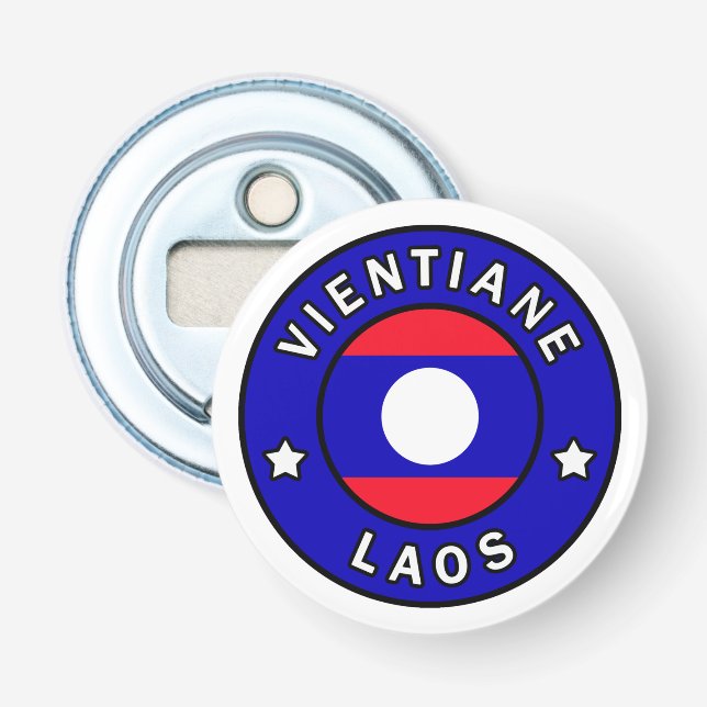 Vientiane Laos Flasköppnare (Framsidan)