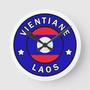 Vientiane Laos Rund Klocka