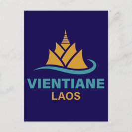 Vientiane Laos Southeast Asia Vykort