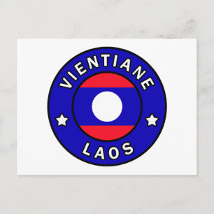 Vientiane Laos Vykort