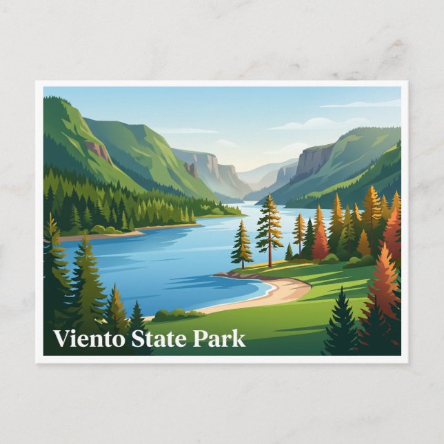 Viento State Park Hood River Vykort (Framsida)