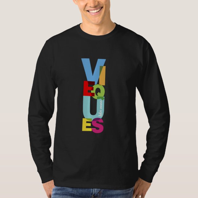 Vieques Isla Nena T Shirt (Framsida)