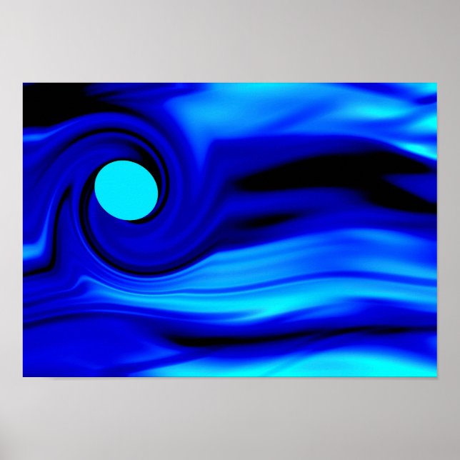 Vieques Sväljande Måne Poster (Framsidan)