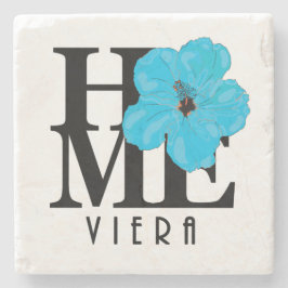 Viera HOME Blue Hibiscus Stenunderlägg