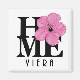 Viera HOME Rosa Hibiskusmagnet Magnet